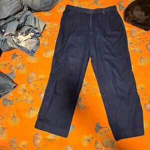 Vintage Dark Wash Alia Trouser Jeans Size 18